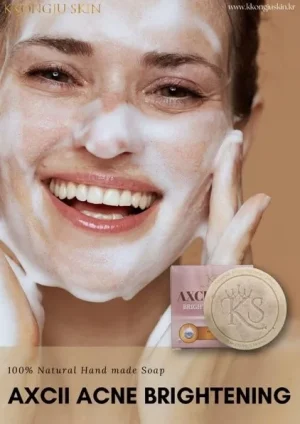 Kkongju Skin ACXII Acne & Brightening Soap — A cleansing bar with salicylic acid, made for breakout-prone skin and uneve