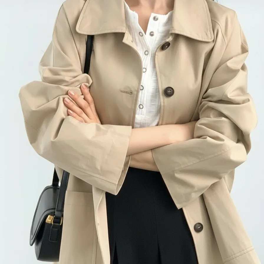 Short Trench Jacket