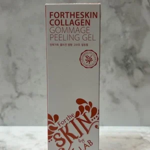 For The Skin Collagen Gommage Peeling Gel 180ml — A non-abrasive peeling gel that rolls off as it dries, lifting dead sk