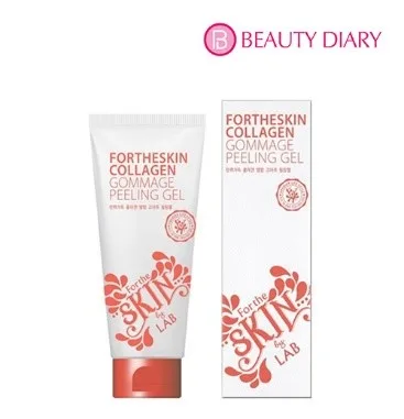 For The Skin Collagen Gommage Peeling Gel 180ml For The Skin Collagen Gommage Peeling Gel 180ml — A non-abrasive peeling gel that rolls off as it dries, lifting dead sk