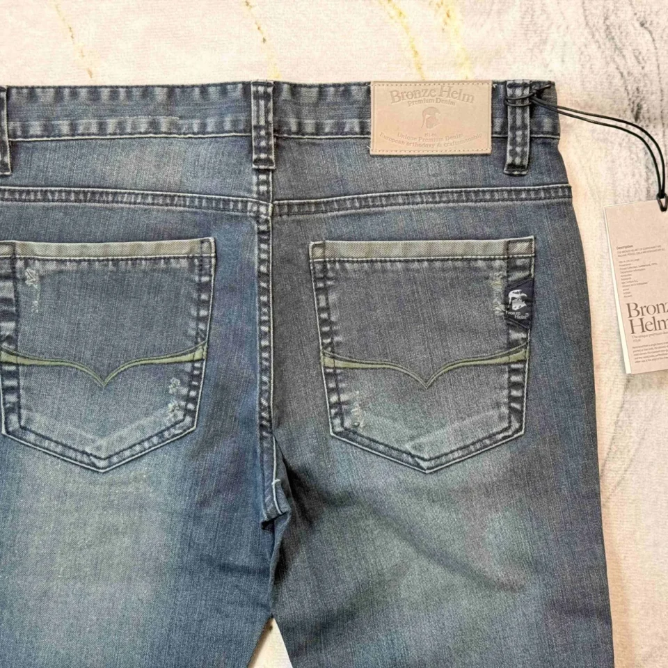 Washed Denim Jeans